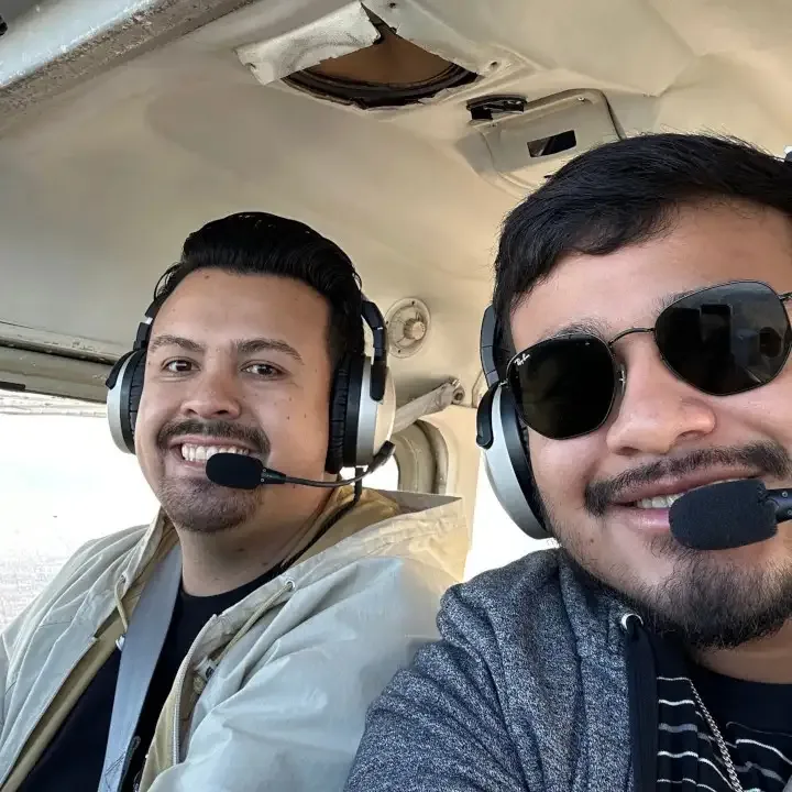 Flight instructor training session at Redlands Municipal Airport